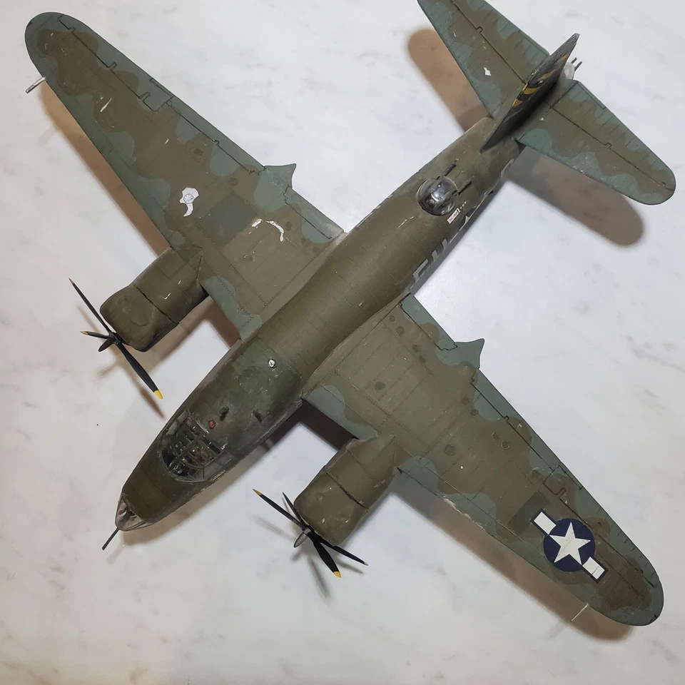Vintage B-26 Marauder WWII Bomber They Satisfy Plastic Model Plane 1/44? 1/48?  - Image 3 of 4