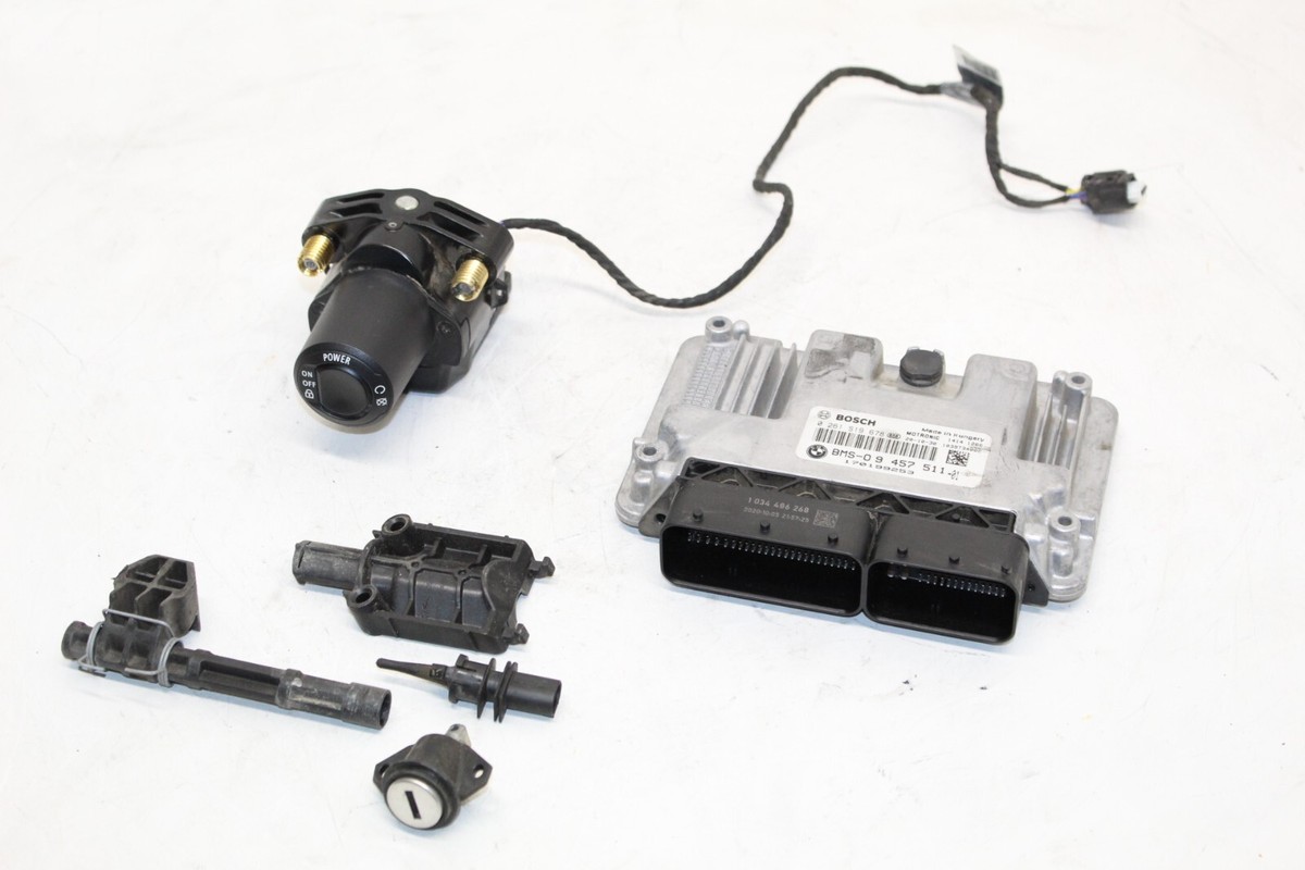 2021 BMW S1000XR Lock Set ECU Control Module Ignition Switch