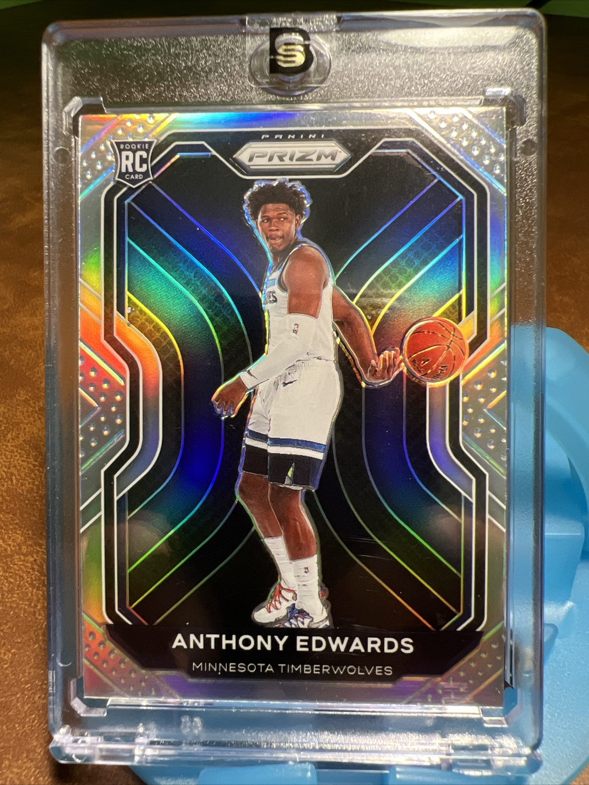 2020 Panini Prizm Anthony Edwards Silver Prizm ROOKIE CARD  ( MINT ) # 258