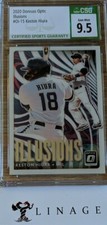 2020 Donruss Optic Illusions Keston Hiura CSG 9.5 