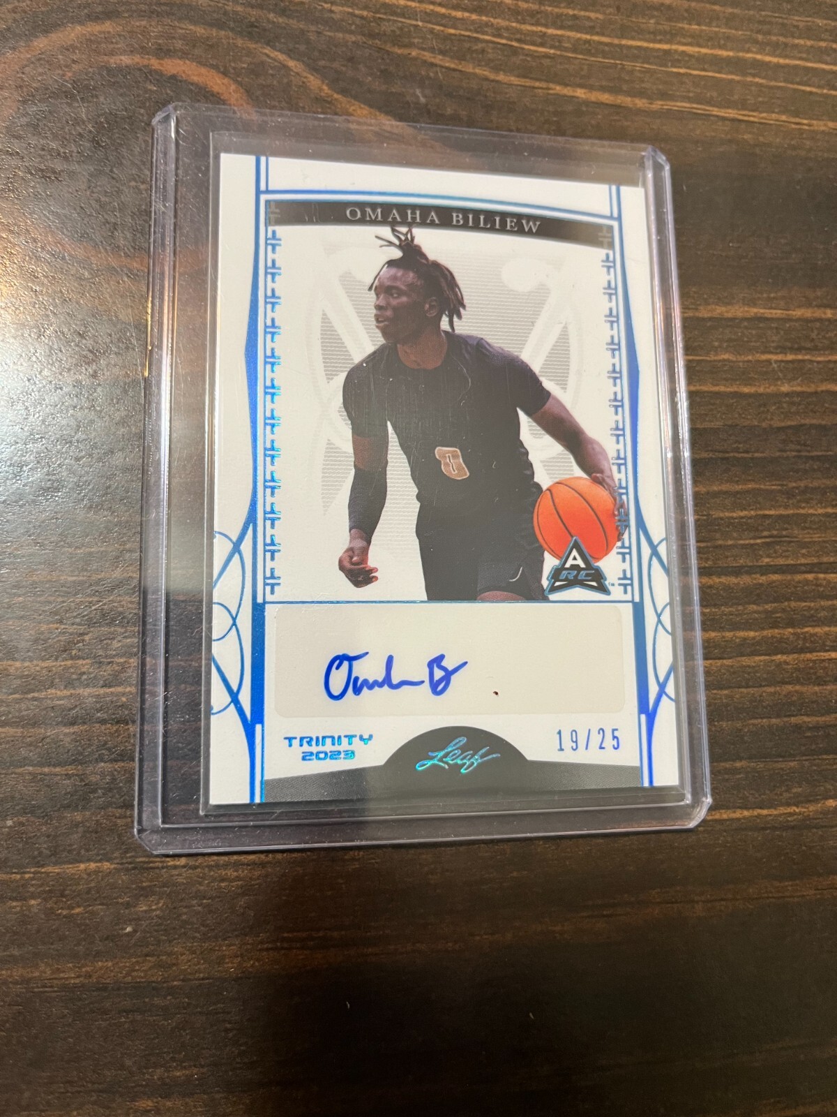 2023 Leaf Trinity Omaha Biliew Auto #'ed 19/25