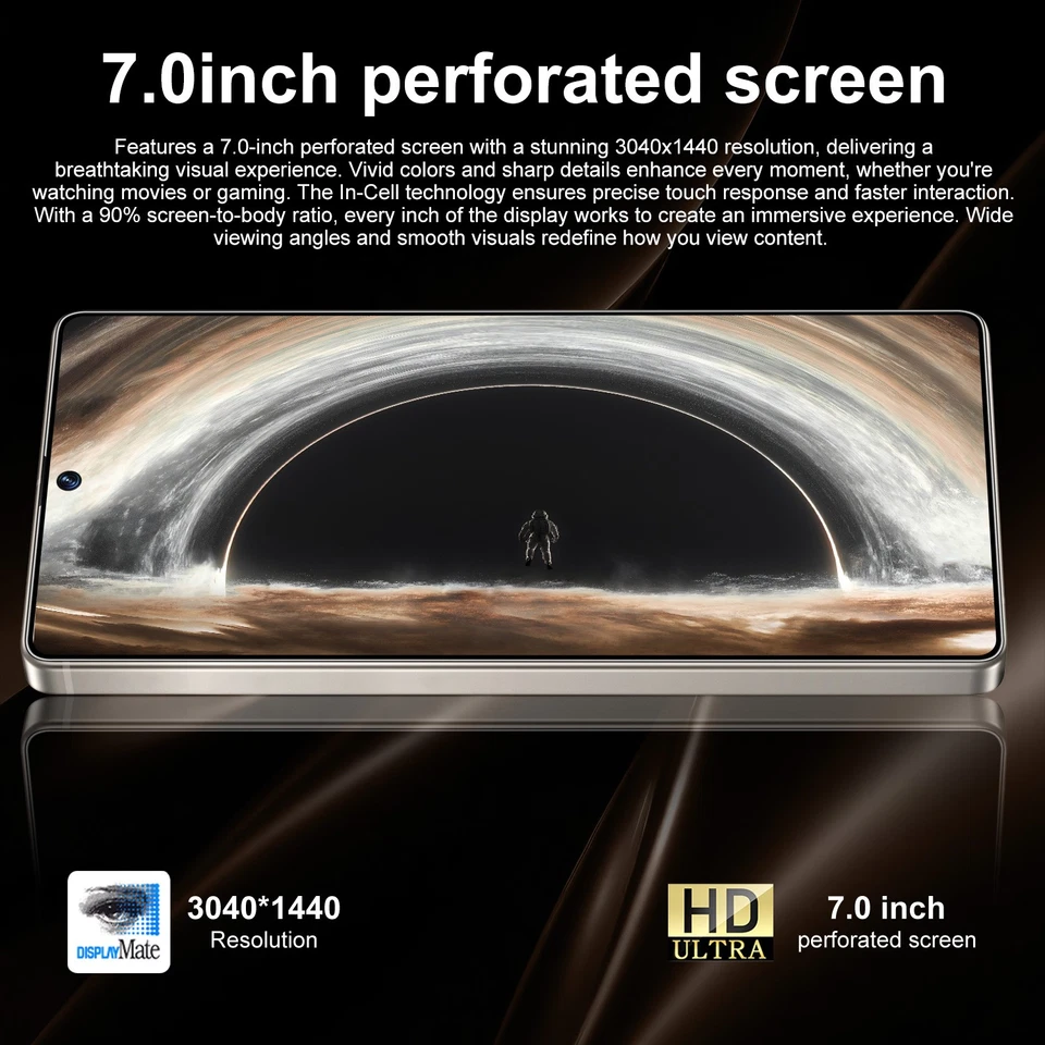 Teléfono 25 Ultra 7" 5G Dual SIM Móviles Cellulare Smartphone Android 15 6000mAh - Imagen 3 de 4