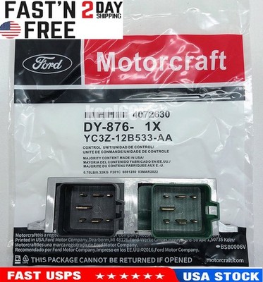 Motorcraft OEM DY876 Diesel Glow Plug Control Module Switch Ford 6.0 6.4 7.3 New
