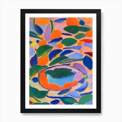 Grunion Matisse inspirierter Kunstdruck gerahmtes Wandbild Poster Leinwanddruck Bild