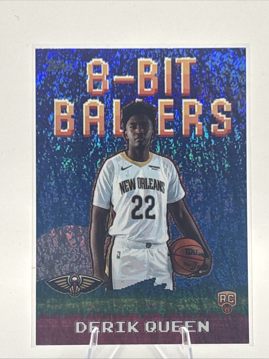 2025-26 Topps #8B-39 Derik Queen 8-Bit Ballers Holo Foil RC | eBay