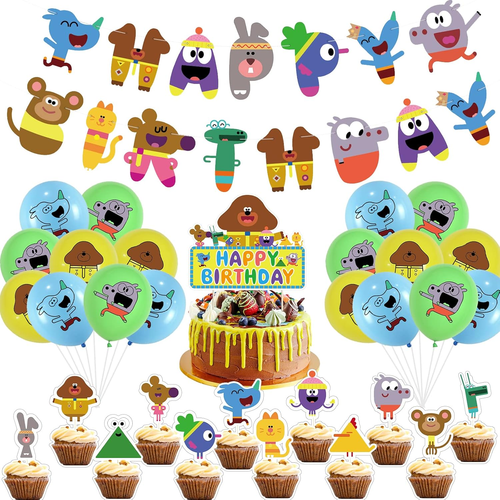 Winric Hey Duggee Birthday Party Supplies,32Pcs Hey Duggee Decorations Includ... - Picture 1 of 12