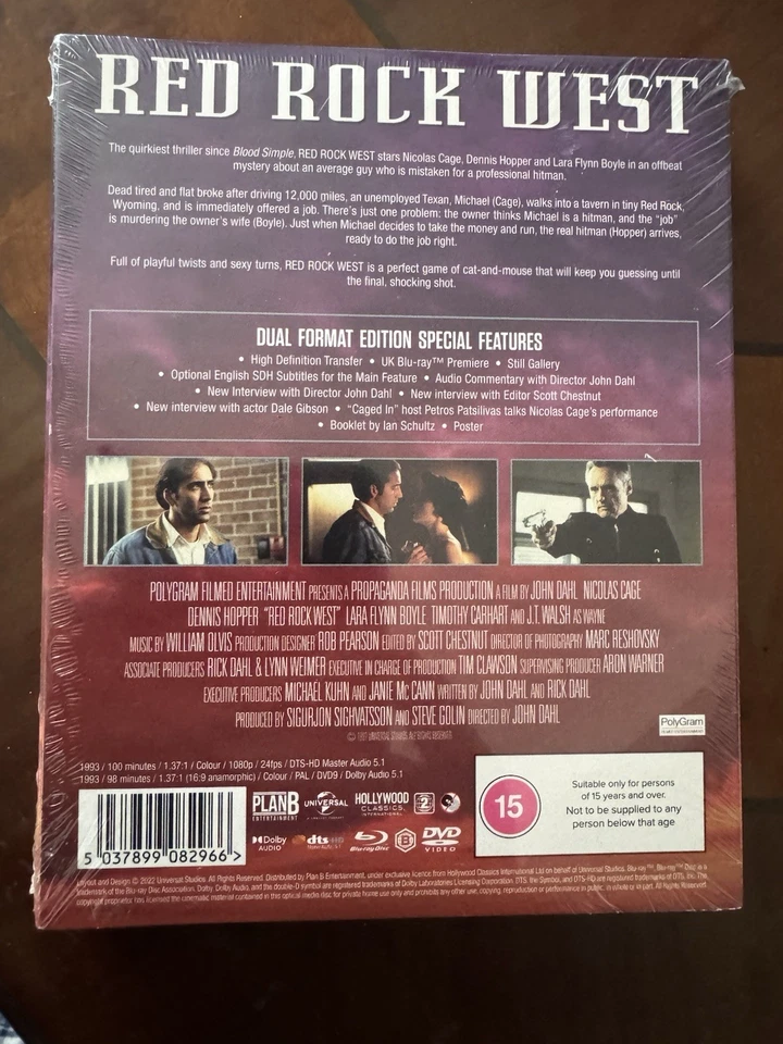 Red Rock West[1993]Limited Special Collector’s Edition Blu-Ray +DVD - Image 2 of 4