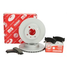 Bremsscheiben + Bremsbeläge vorne für NISSAN ALMERA I (N15) / Schrägheck (N15)