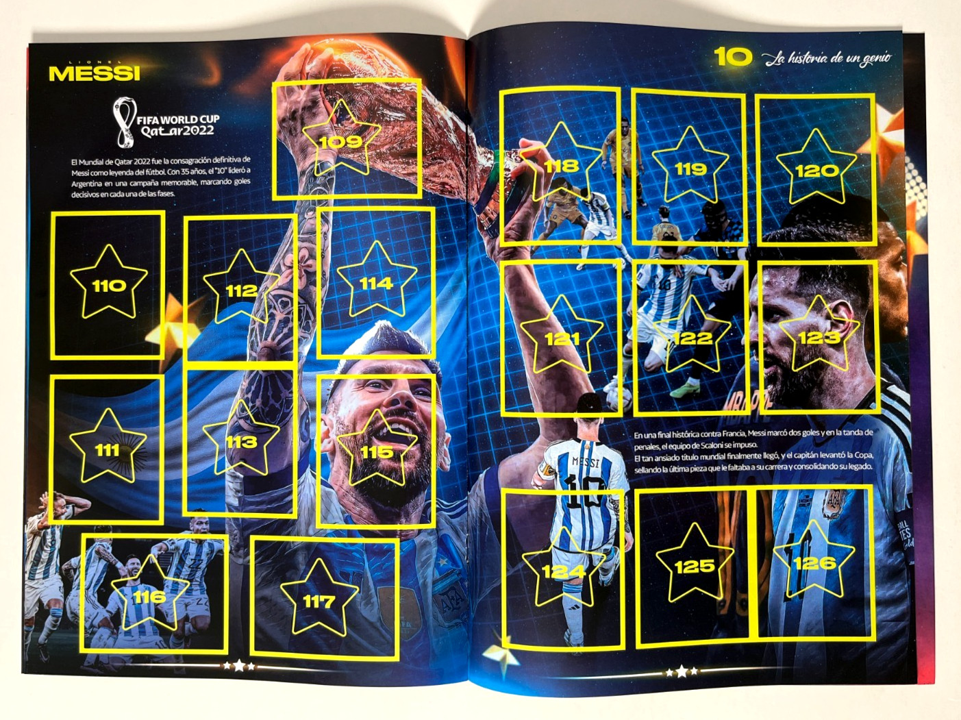 ALBUM LIONEL MESSI STORY + Full Set 162/162 Stickers Peru Edition 2025 RARE