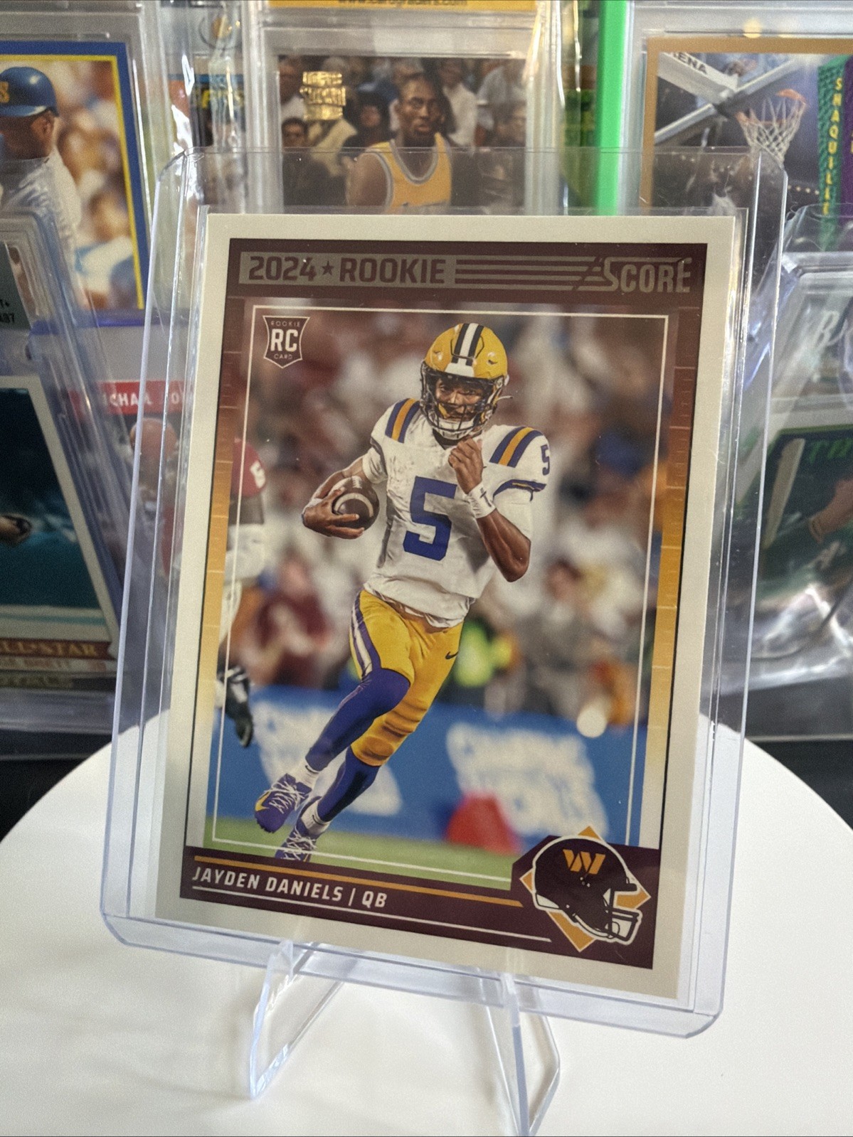 2024 Score - Rookies Jayden Daniels #302 Scorecard (RC)