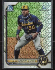 Branlyn Jaraba 2022 Bowman #BCP-15 Chrome Prospects Mojo Refractors
