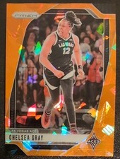 Chelsea Gray #84 Orange Ice Prizm Card 2024-25 Panini Prizm WNBA Las Vegas Aces