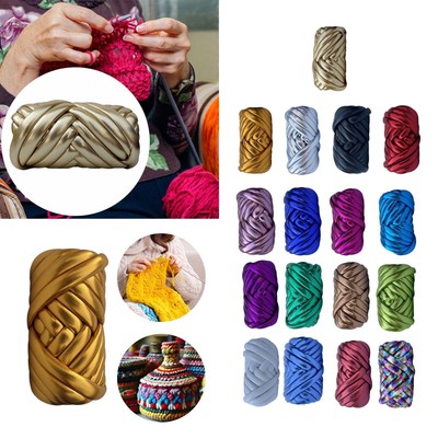 Chunky Yarn Jumbo Schlauchgarn waschbar Webarm Strickgarn Häkeln