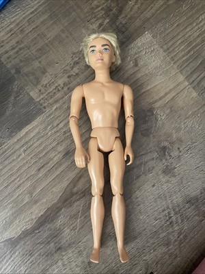 Mattel My Scene Boy Doll Hudson blonde birthday club jointed rooted hair Nude