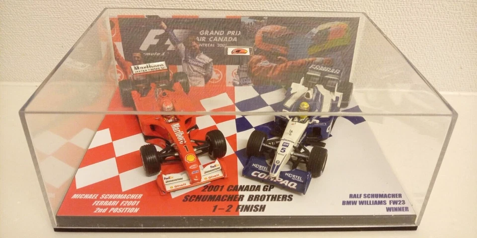 SET 2 AUTO Conversione 1/43 SCHUMACHER BROTHERS 2001 CANADA GP ONE TWO... - Immagine 4 di 4