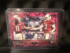 2015 Topps - Larry Fitzgerald, Carson Palmer #267 BCA Pink /499