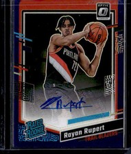 2023-24 Donruss Optic #280 Rayan Rupert Purple Auto