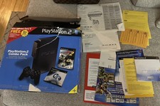 Sony Playstation 2 Combo Pack PS2 Console Original BOX Online SET No Foam 