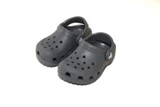 Crocs Little Kids Toddler Size C4 Classic Gray Clog Sandals Slip-On Shoes