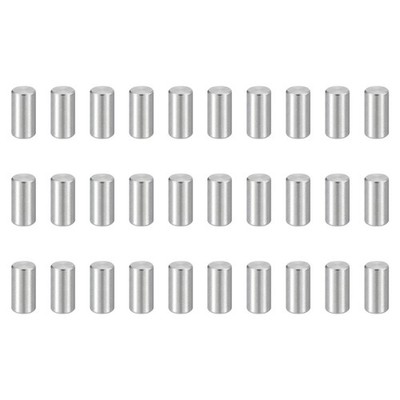 50pcs Dowel Pins M6(6mm) x 12mm Stainless Steel Shelf Support Peg Pin Rod