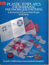 1985 Plastic Templates Traditional Patchwork Quilt Patterns 27 Designs PB 1985