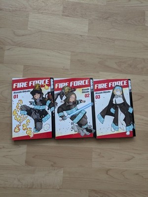 Fire Force Manga Band 1-3, Deutsch, Tokyopop