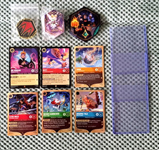 Disney Lorcana TCG 6 Cards + Accessories Foil Near Mint