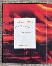 David Gilmour Luck and Strange - Studio/Live SIGNED Bookplate UK 1st Edition NEW