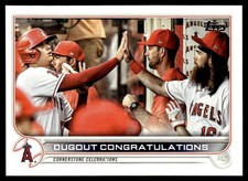 2022 Topps Dugout Congratulations Los Angeles Angels #416