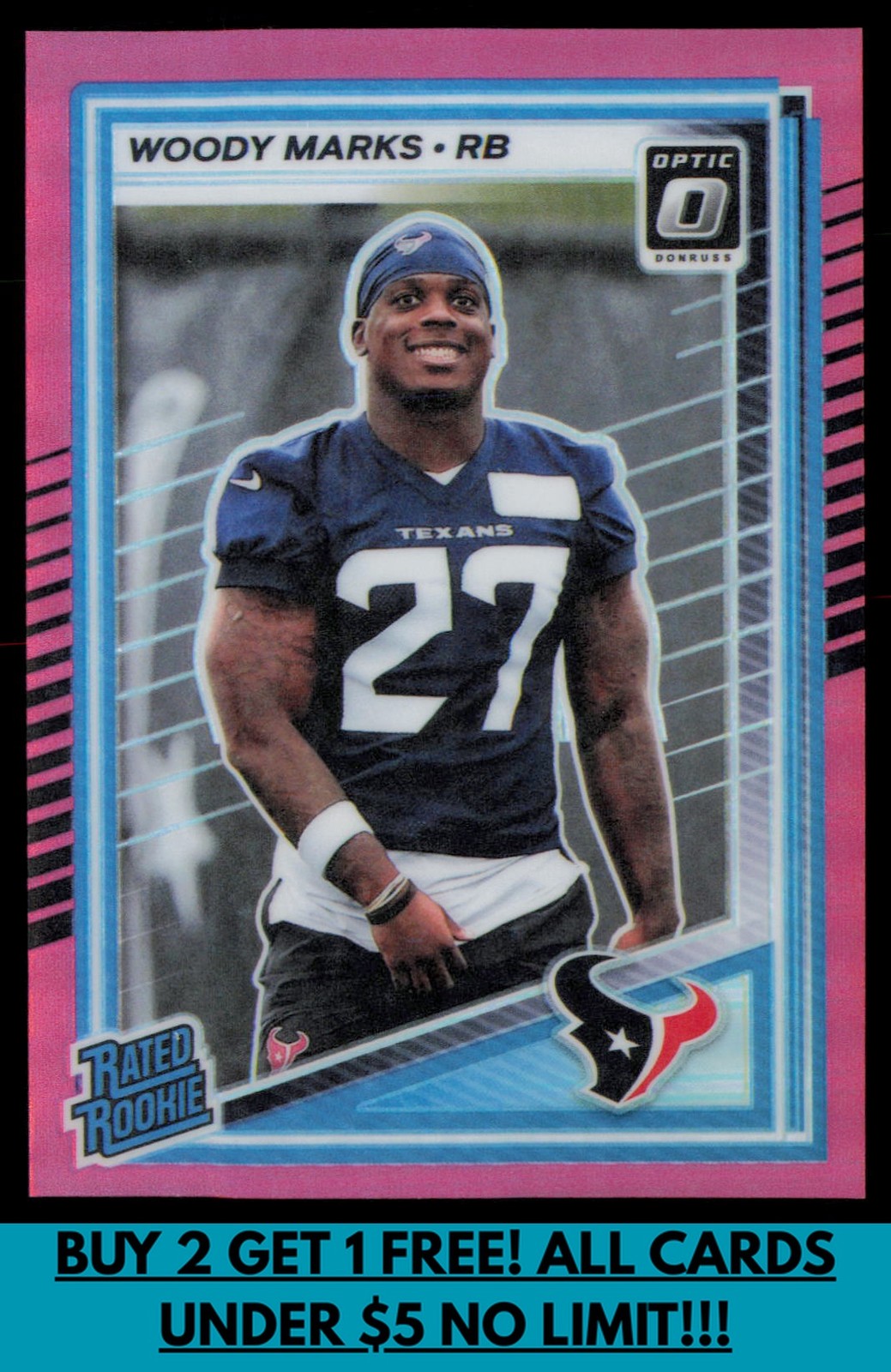 2025 Donruss Optic #288 Woody Marks Pink