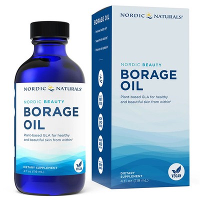 Nordic Naturals Nordic Beauty Borage Oil - Unflavored, 100% Vegetarian GLA, 4 oz