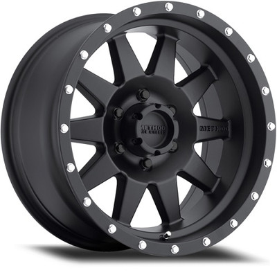 17x7.5 Method MR301 Standard Matte Black Wheel 6x130 (50mm)