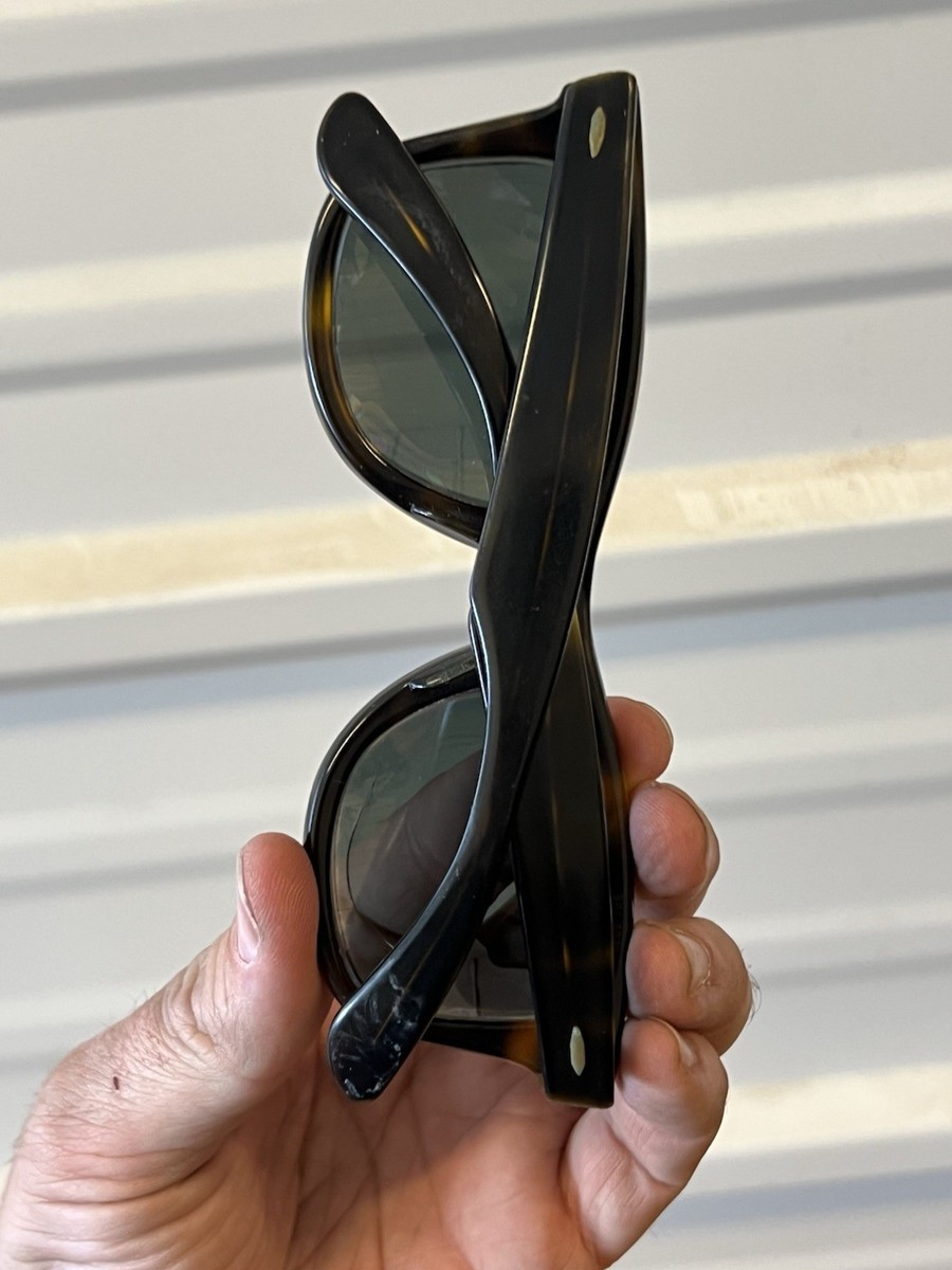 Ray-Ban Wayfarer Vintage 1980s Black B&l 5022 Sunglasses Ray Ray-Ban Wayfarer Vintage 1980s Black B&l 5022 Sunglasses Ray