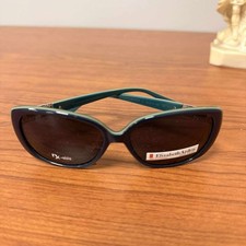 New Elizabeth Arden EA 5235 Women's Sunglasses Navy Blue Green Cat Eye 55-15-140