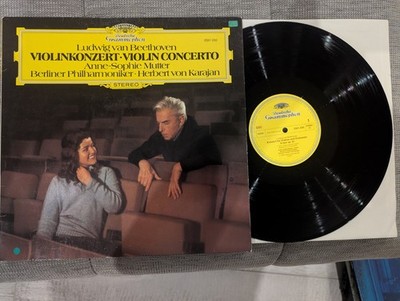 LP - Beethoven - Violinkonzert - Anne-Sophie Mutter - Herbert von Karajan - 1980