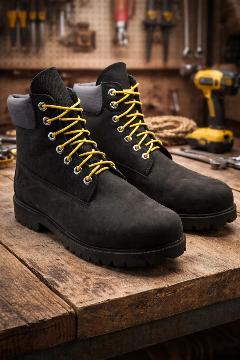 Timberland Black Boots for Men for Sale - eBay