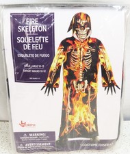 Morph Costumes Fire Skeleton Halloween Costume Child Large 10 12