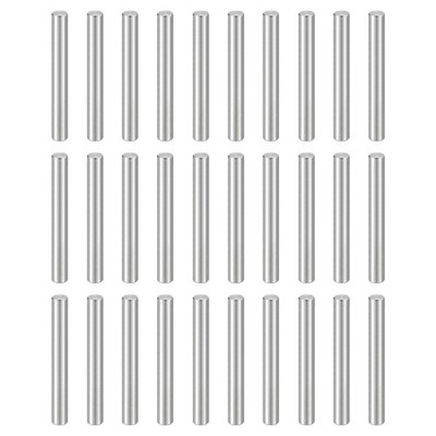 50pcs Dowel Pins M3(3mm) x 28mm Stainless Steel Shelf Support Peg Pin Rod
