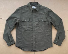 Flint & Tinder Men’s XL Moleskin Shacket Shirt Jacket Green