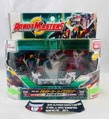 Transformers Takara Robot Masters RM-20 Delta Seeker vs Gunner MISB