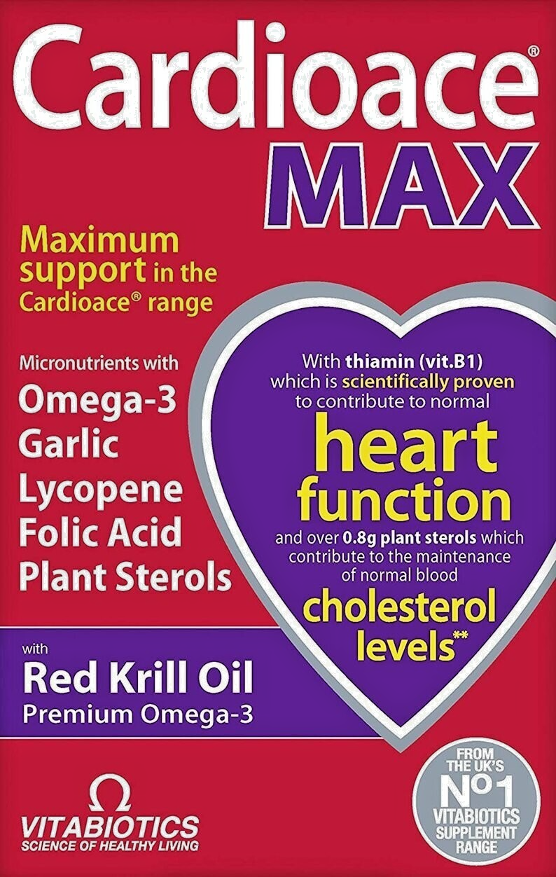 Vitabiotics Cardioace Max Capsules 84s - Image 4