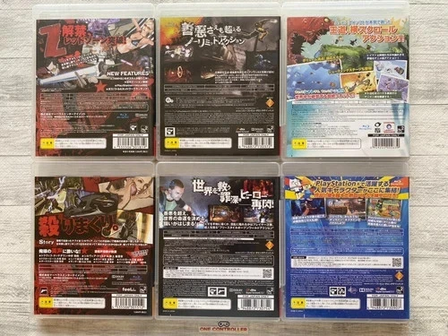 SONY PS3 No More Heroes, Infamous, Rayman Origins & All Stars Battle Royale sets - Image 2 of 4