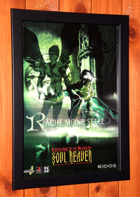 Legacy of Kain Soul Reaver Dreamcast PS1 Vintage Promo Poster / Ad Page Framed