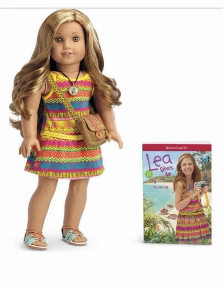 "Muñeca y libro Lea Clark 2016 American Girl GOTY 18"" NUEVO EN CAJA SELLADO! ¡Raro! Foto 4 de 4