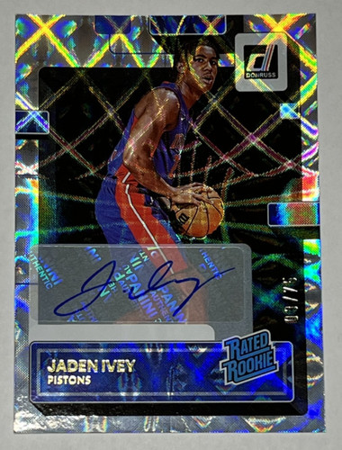 Jaden Ivey [Signature Frame] #205 2022 Panini Donruss card