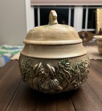 Ceramic Small Cookie Jar Too Pretty To Leave ...