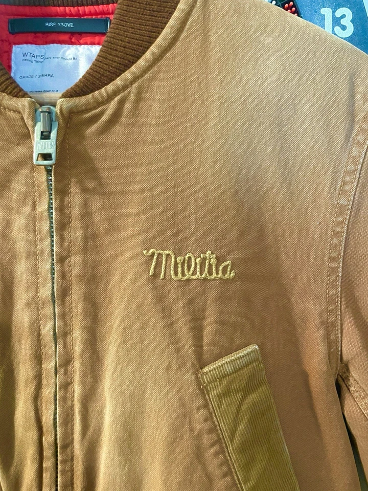 WTAPS 迷茫和困惑部门。 38码棕色狩猎夹克 — 第 3/4 张图片