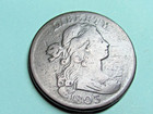 1803 DRAPED BUST LARGE CENT  SM DATE & FRACTION NICE HIGHER  GRADE  COIN — photo 1