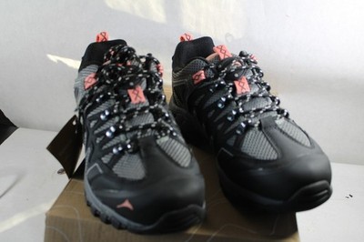 New old stock Pacific Mountain Women's Dutton Lo Charcoal Pink Sz 7.5 NIB