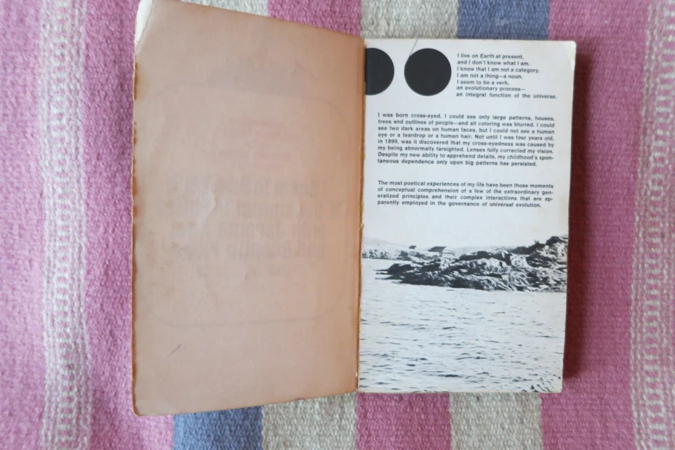 Vintage Bantam PB ~I SEEM TO BE A VERB R. Buckminster Fuller 1970 First Edition - Image 3 of 4